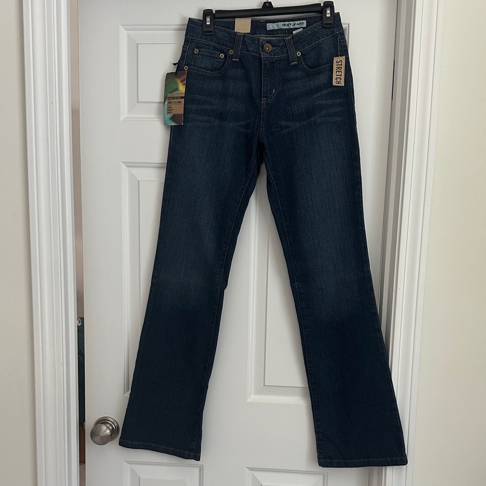 DKNY Dark Blue Boot Cut Jeans